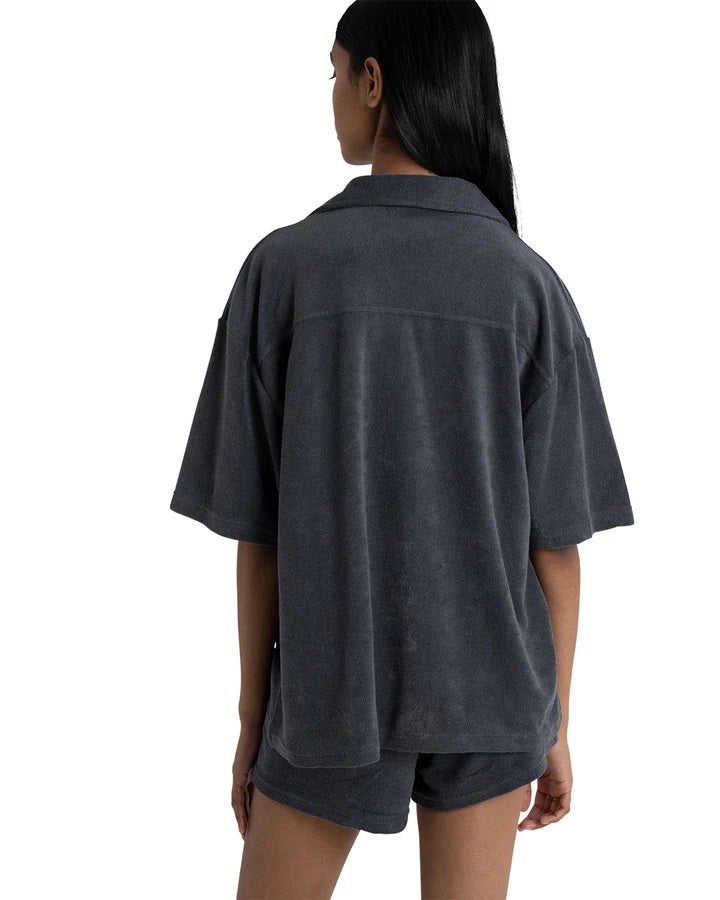 Bayse Brand WOMENS ELLA OVERSIZED SHIRT - BLUE, WOMENS TOPS & SHIRTS, BAYSE BRAND, Elwood 101