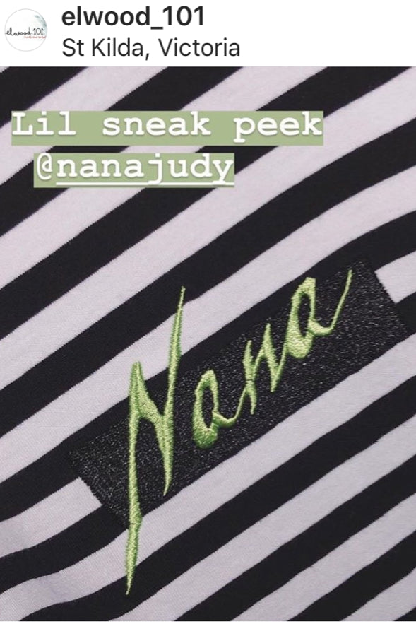 nANA jUDY MENS RAVEN LONG SLEEVE TEE BLACK/WHITE, MENS TEE SHIRTS, NANA JUDY, Elwood 101