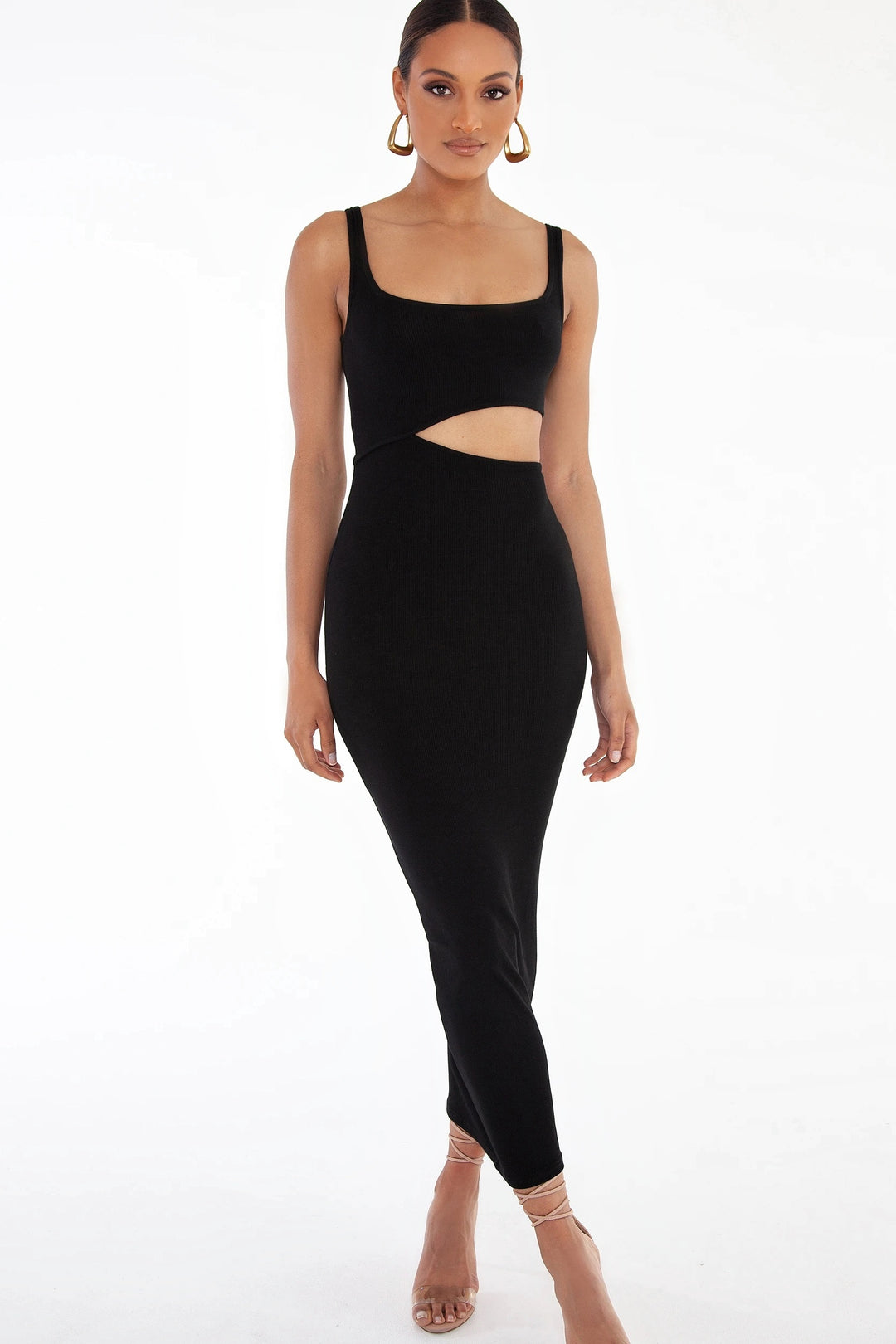 Bayse Brand WOMENS ANGEL MAXI DRESS - BLACK, WOMENS DRESSES, BAYSE BRAND, Elwood 101