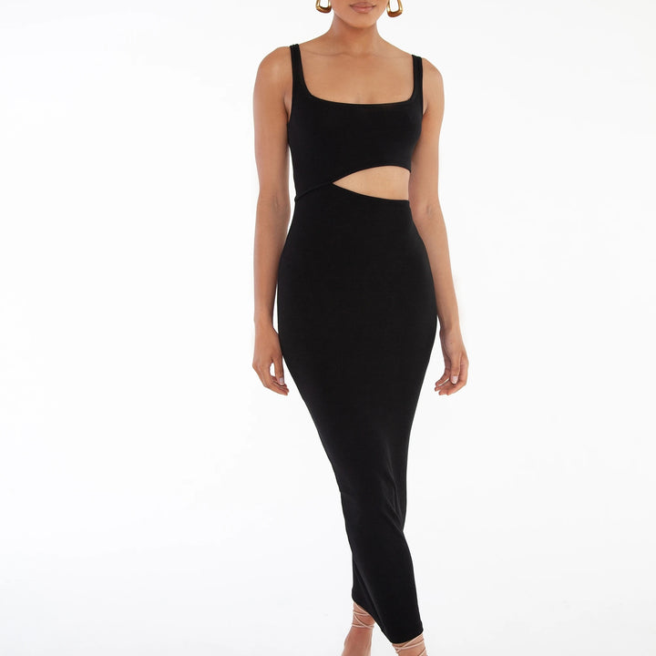 Bayse Brand WOMENS ANGEL MAXI DRESS - BLACK, WOMENS DRESSES, BAYSE BRAND, Elwood 101