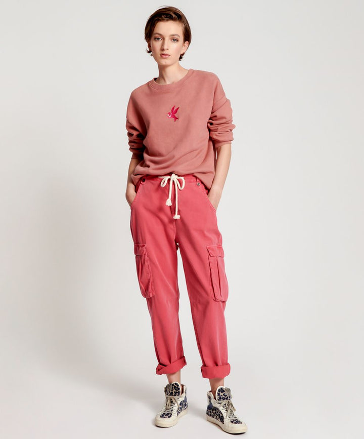 OneTeaspoon Womens Red Envy Cargo Safari Mid Waist Relaxed Pant - Red Envy, WOMENS DENIM, OneTeaspoon, Elwood 101