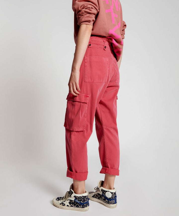 OneTeaspoon Womens Red Envy Cargo Safari Mid Waist Relaxed Pant - Red Envy, WOMENS DENIM, OneTeaspoon, Elwood 101