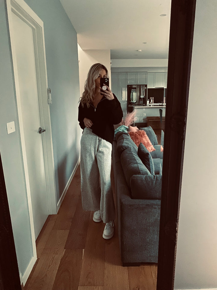 Little Lies WOMENS KENDAL KNITTED PANTS  - GREY, WOMENS PANTS, LITTLE LIES, Elwood 101