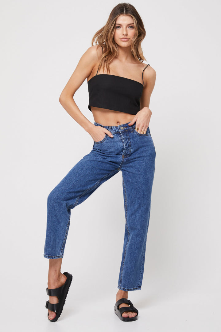 Rozalia Russian x Atoir WOMENS THE JEANS - WASHED BLUE, WOMENS DENIM, APPAREL BY ROZALIA, Elwood 101