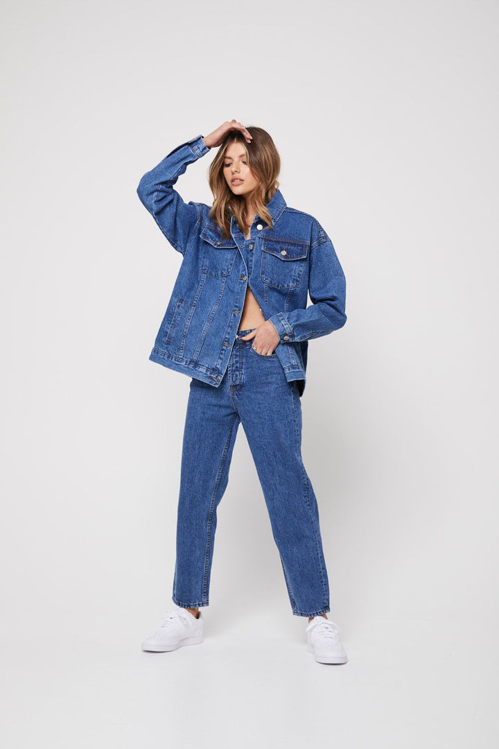 Rozalia Russian x Atoir WOMENS THE JEANS - WASHED BLUE, WOMENS DENIM, APPAREL BY ROZALIA, Elwood 101