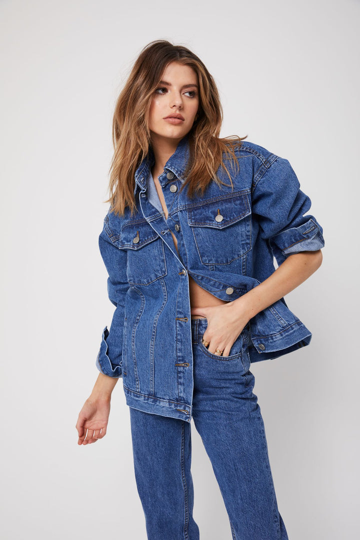 Rozalia Russian x Atoir WOMENS THE JEANS - WASHED BLUE, WOMENS DENIM, APPAREL BY ROZALIA, Elwood 101