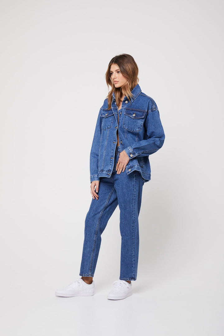 Rozalia Russian x Atoir WOMENS THE JEANS - WASHED BLUE, WOMENS DENIM, APPAREL BY ROZALIA, Elwood 101