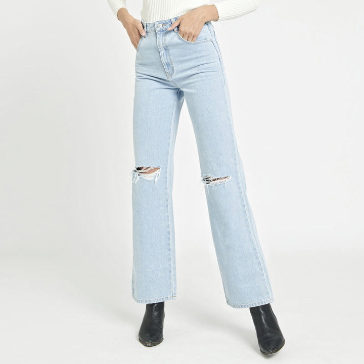 ROLLAS Womens Heidi Jean - Holiday Blue Organic, WOMENS DENIM, ROLLAS, Elwood 101