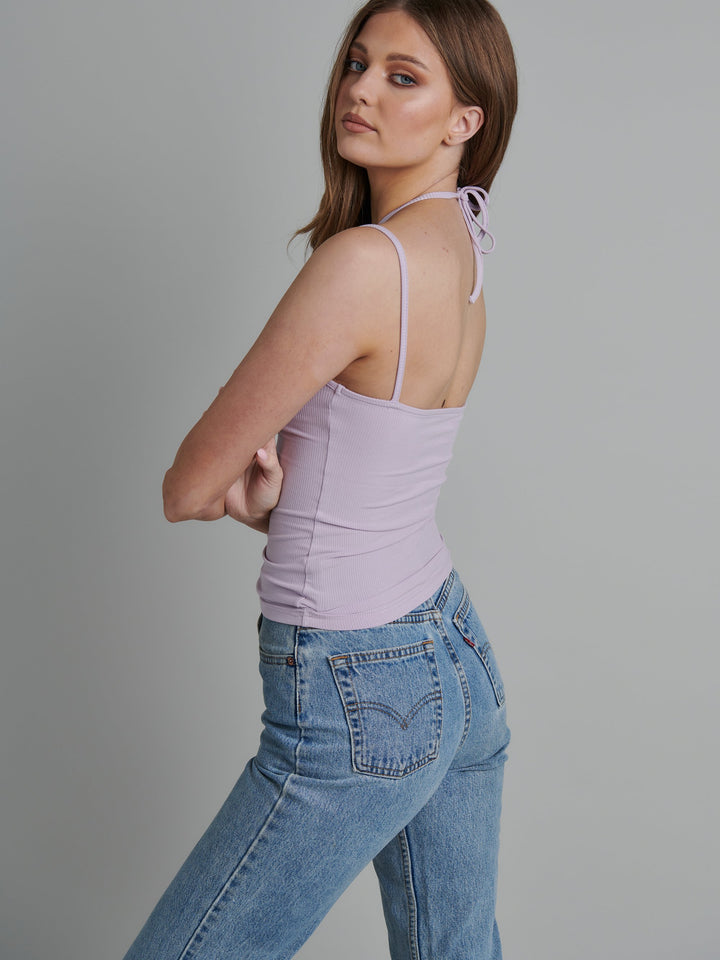 BAYSE BRAND Womens Rylee Crop Top - Lilac, WOMENS TOPS & SHIRTS, BAYSE BRAND, Elwood 101