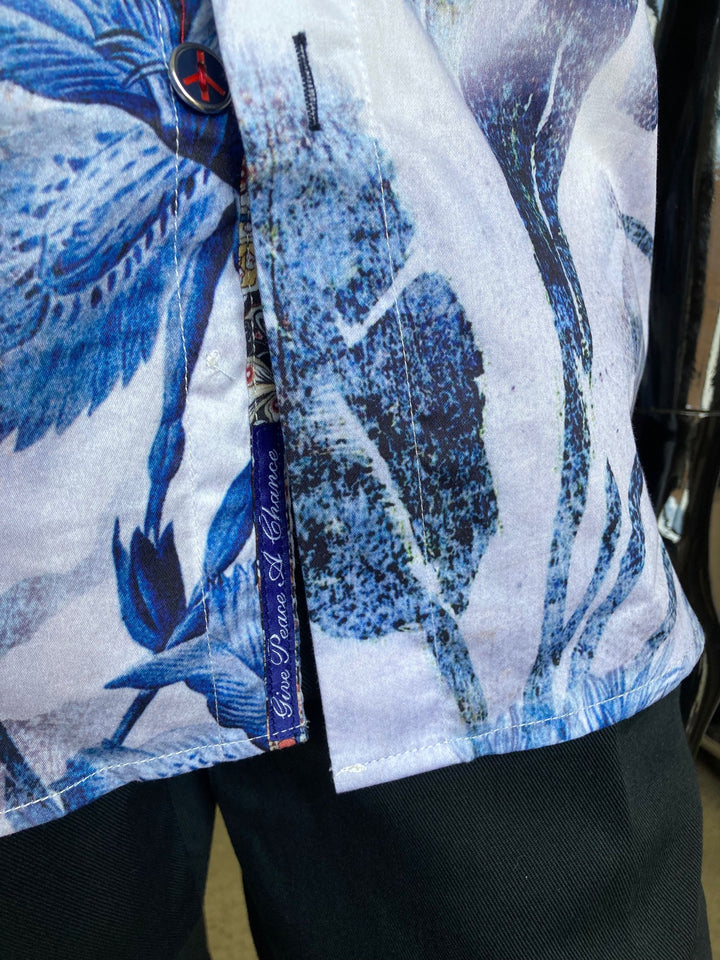 JOHN LENNON Mens Lancaster Short Sleeve Shirt - Grey, MENS SHIRTS, JOHN LENNON, Elwood 101