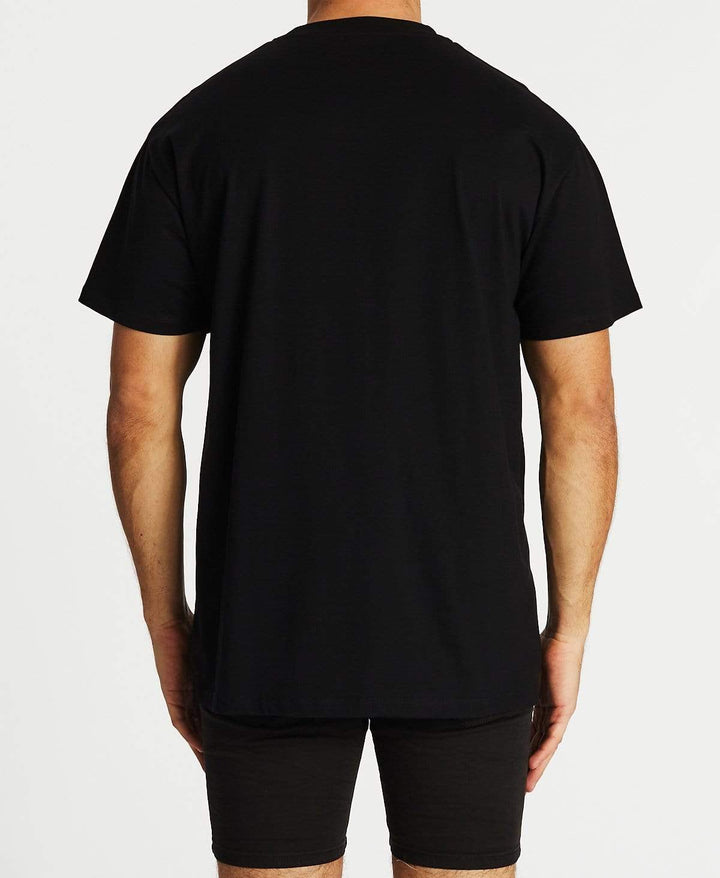 AMERICAIN Mens Le Meme Oversized Tee - Jet Black, MENS TEE SHIRTS, AMERICAIN, Elwood 101