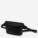 Status Anxiety WOMENS BEST LIES LEATHER BUM BAG - BLACK BUBBLE, WOMENS BAGS & CLUTCHES, STATUS ANXIETY, Elwood 101