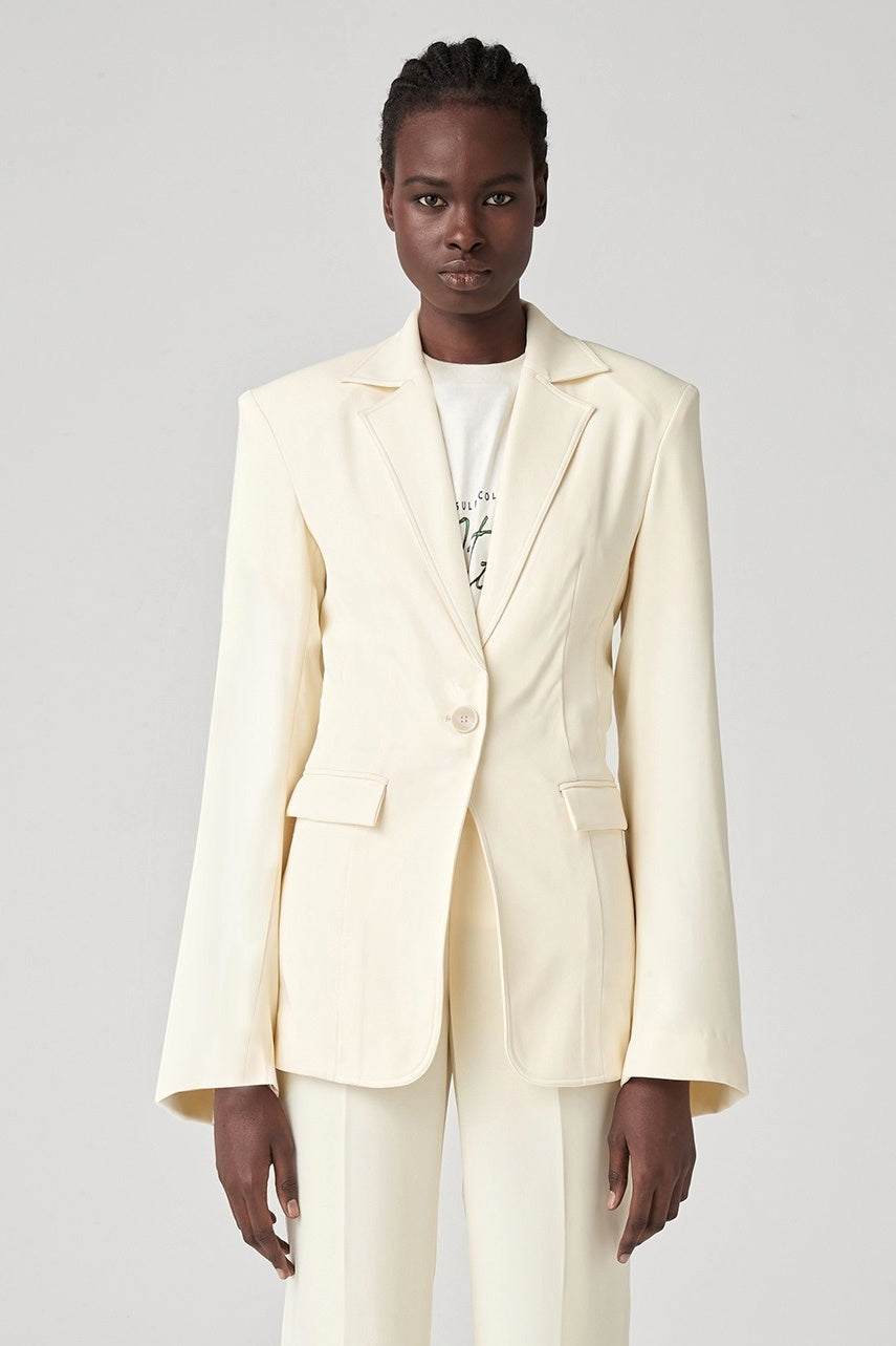 LARA WORTHINGTON x ATOIR Womens 001 Blazer Straw – Elwood 101