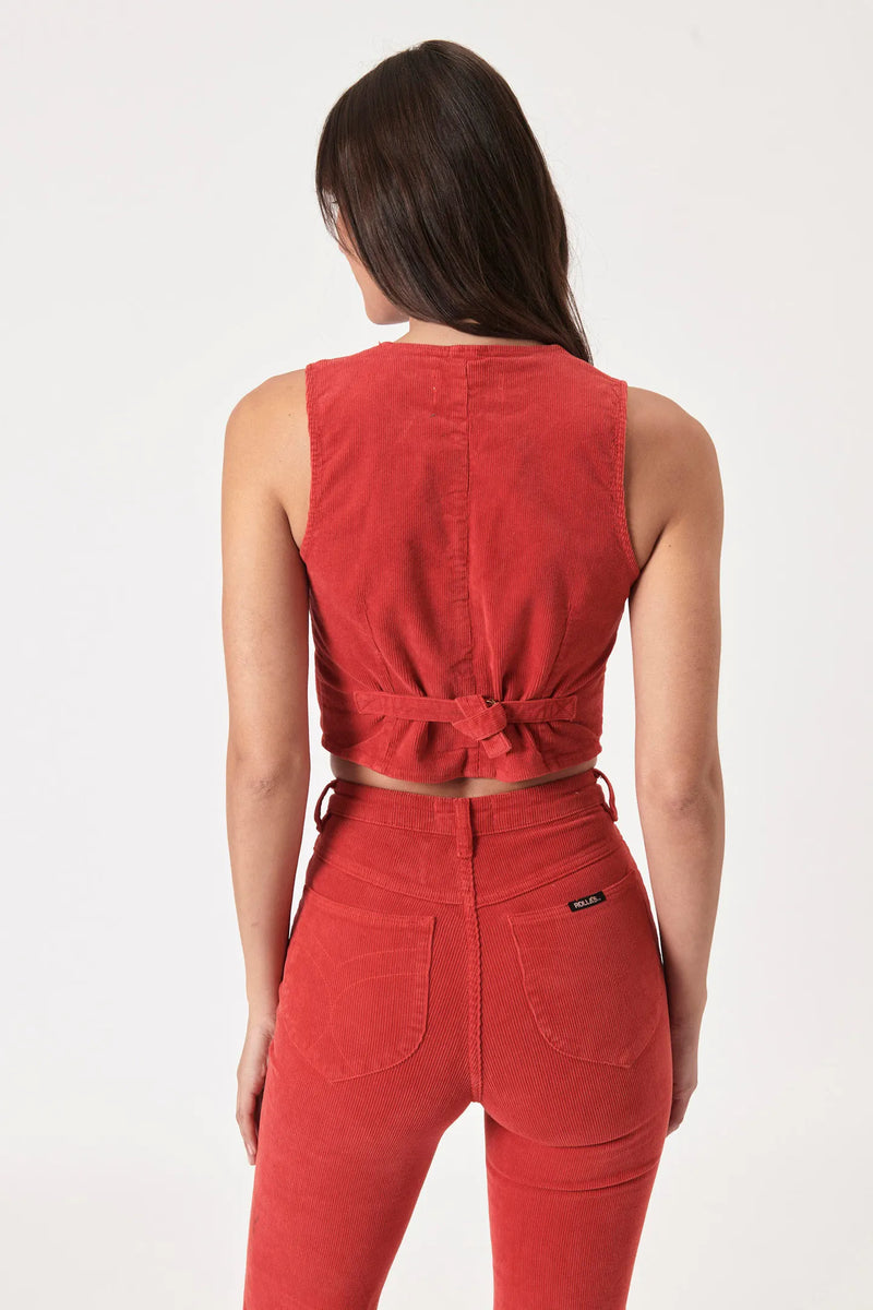 Chestnut Cord Dallas Vest
