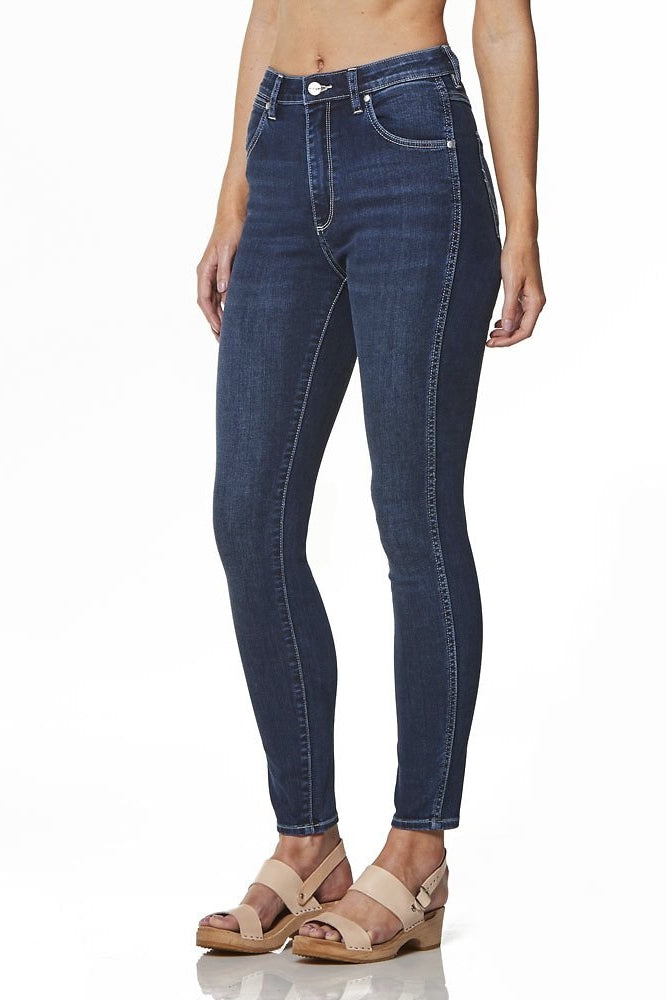 Wrangler Womens Hi Pins Cropped Jean Motel Blues, WOMENS DENIM, WRANGLER, Elwood 101