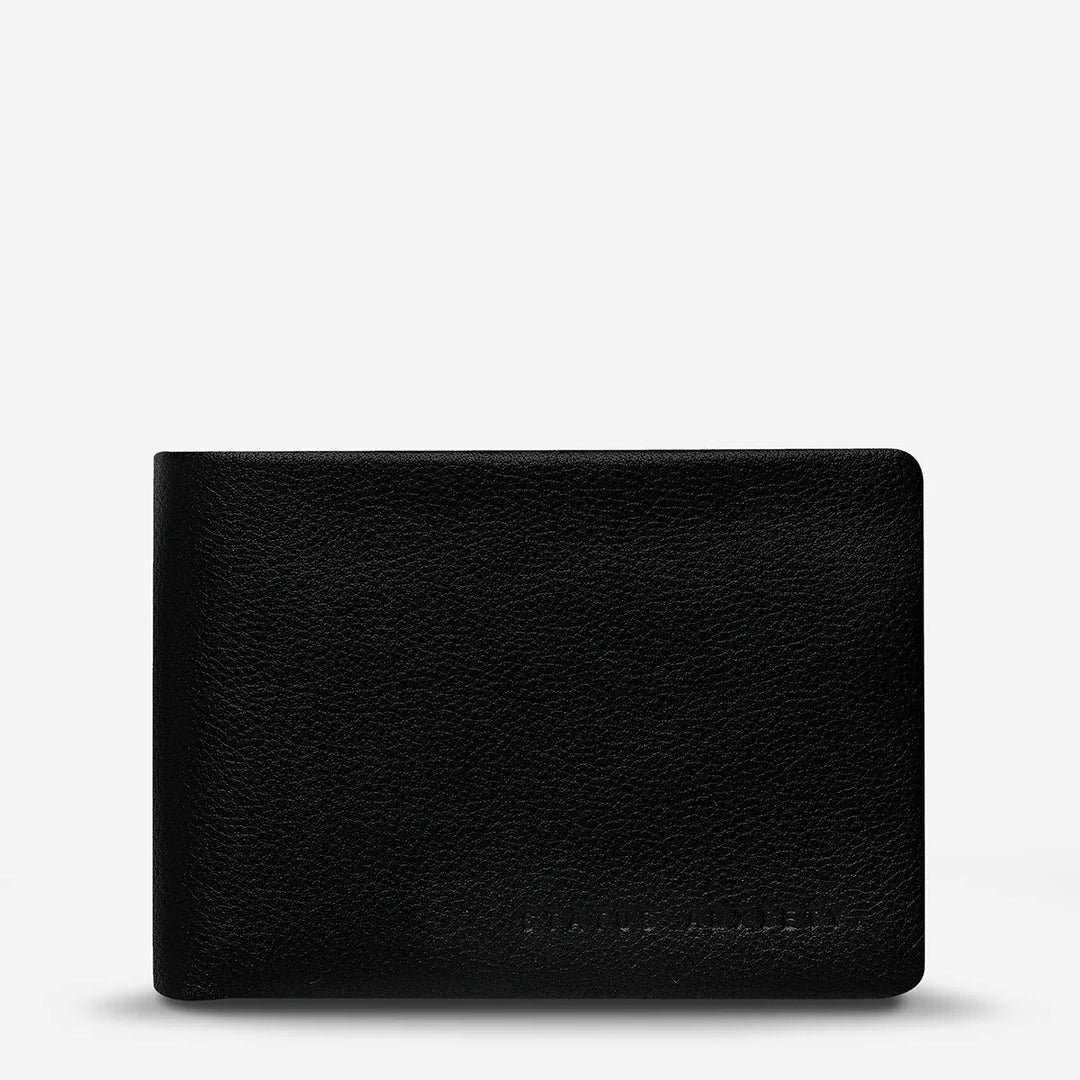 Status Anxiety MENS JONAH WALLET BLACK LEATHER, MENS & WOMENS WALLETS AND BAGS, STATUS ANXIETY, Elwood 101