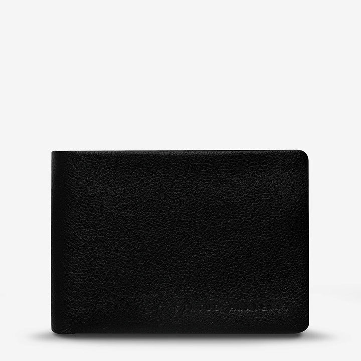 Status Anxiety MENS JONAH WALLET BLACK LEATHER, MENS & WOMENS WALLETS AND BAGS, STATUS ANXIETY, Elwood 101