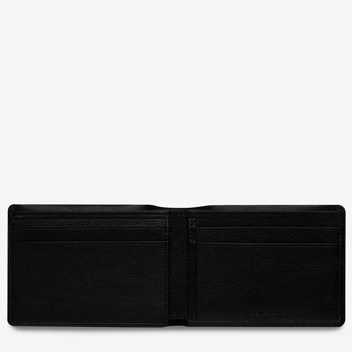 Status Anxiety MENS JONAH WALLET BLACK LEATHER, MENS & WOMENS WALLETS AND BAGS, STATUS ANXIETY, Elwood 101