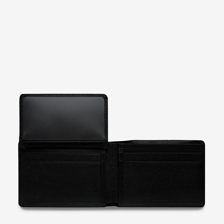 Status Anxiety MENS JONAH WALLET BLACK LEATHER, MENS & WOMENS WALLETS AND BAGS, STATUS ANXIETY, Elwood 101