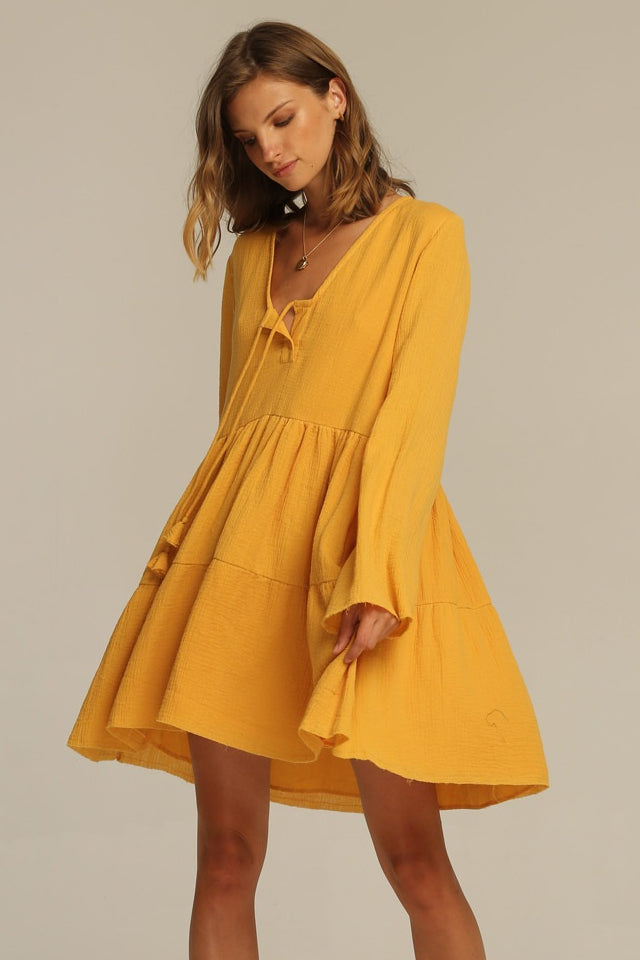 Rue Stiic WOMENS TUCSON DRESS - HONEY, WOMENS DRESSES, RUE STIIC, Elwood 101