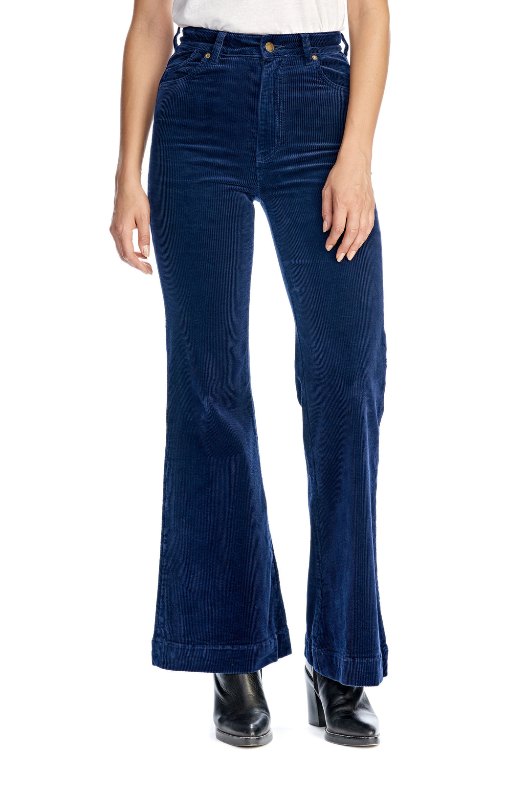 Rollas WOMENS EASTCOAST FLARE MIDNIGHT CORD, WOMENS DENIM, ROLLAS, Elwood 101