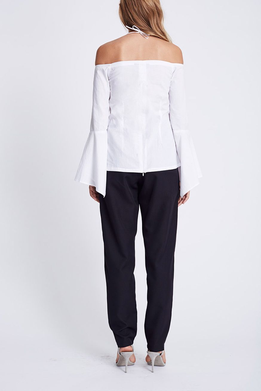 Maurie & Eve LADY DON'T MIND TOP WHITE...Last One Available, WOMENS TOPS & SHIRTS, MAURIE & EVE, Elwood 101