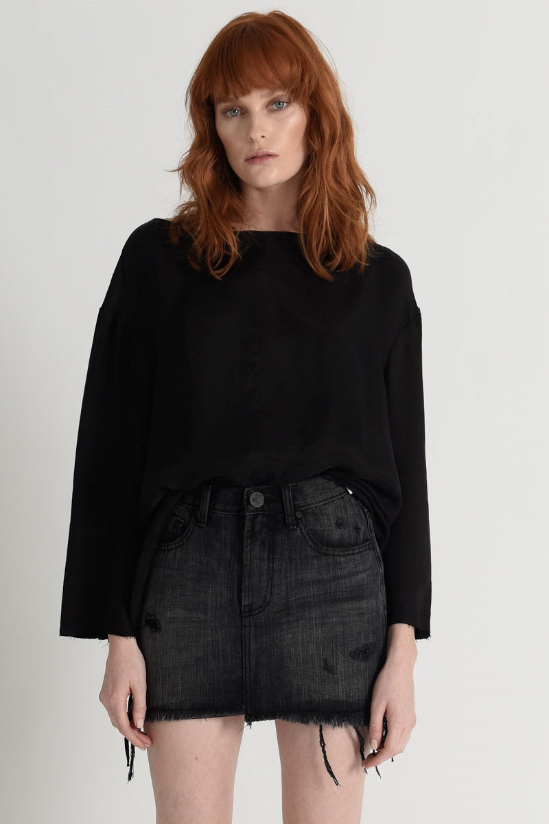 OneTeaspoon WOMENS VOLCANIC 2020 MINI HIGH WAIST DENIM SKIRT, WOMENS SKIRTS, OneTeaspoon, Elwood 101