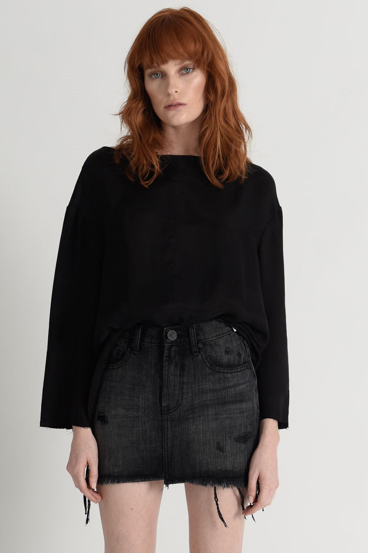 OneTeaspoon WOMENS VOLCANIC 2020 MINI HIGH WAIST DENIM SKIRT, WOMENS SKIRTS, OneTeaspoon, Elwood 101