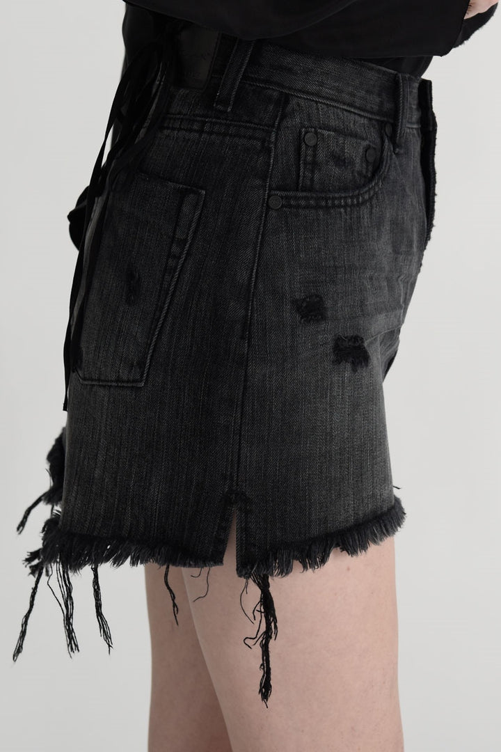 OneTeaspoon WOMENS VOLCANIC 2020 MINI HIGH WAIST DENIM SKIRT, WOMENS SKIRTS, OneTeaspoon, Elwood 101