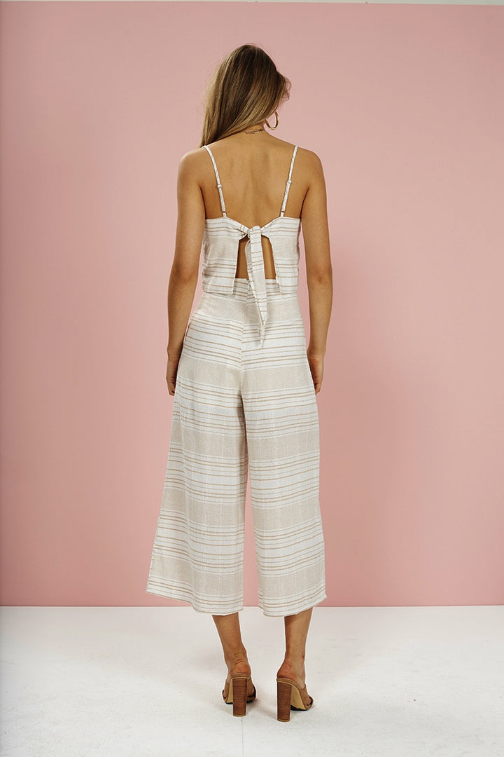 MinkPink Au Naturale Tie Back Top Natural, WOMENS TOPS & SHIRTS, MINKPINK, Elwood 101