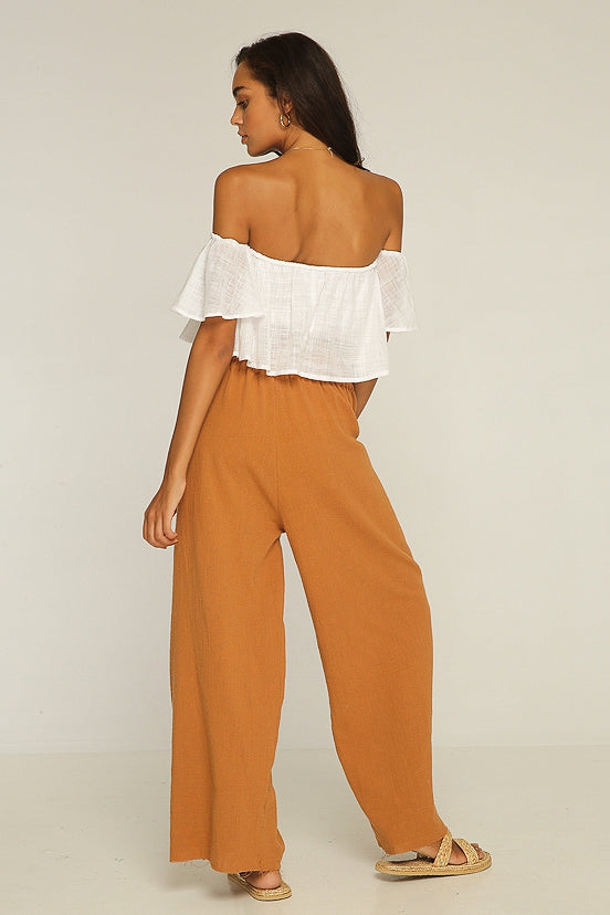 Rue Stiic  WOMENS JAGGER OFF SHOULDER TOP WHITE, WOMENS TOPS & SHIRTS, RUE STIIC, Elwood 101