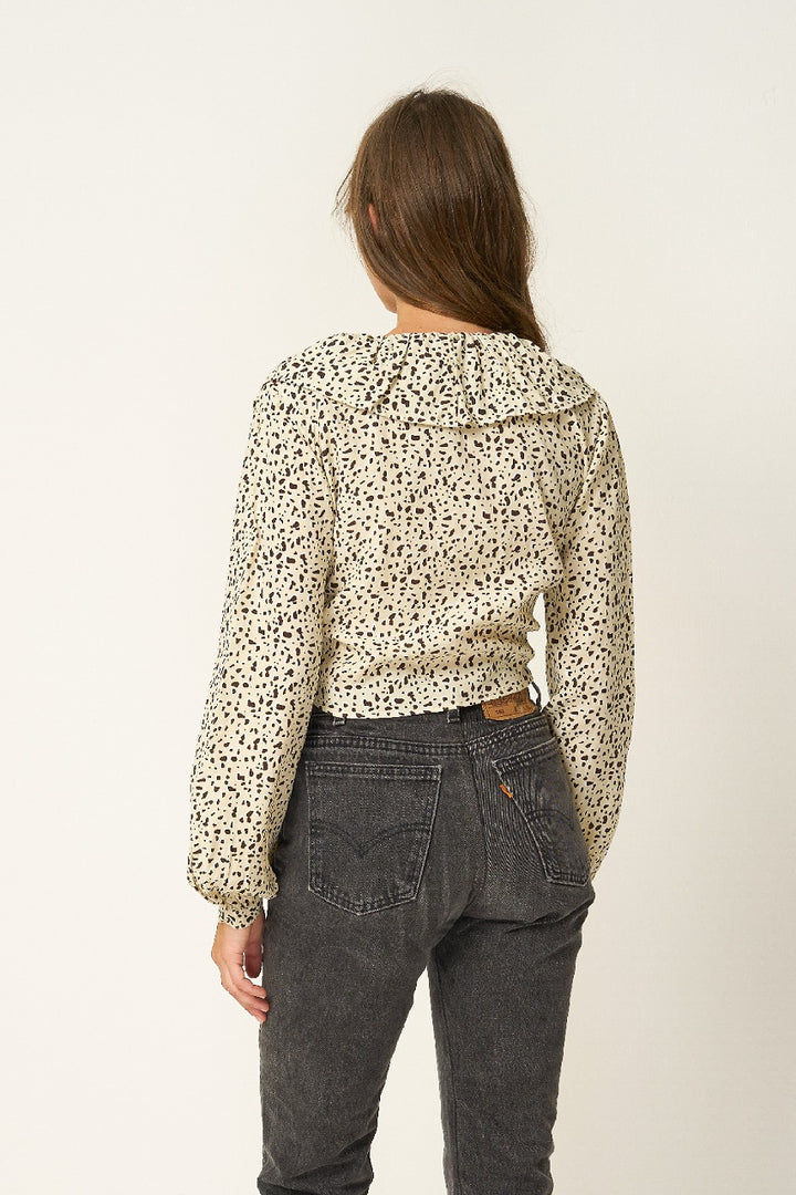 Rue Stiic CADENCE RUFFLE TIE TOP BELLAGIO, WOMENS TOPS & SHIRTS, RUE STIIC, Elwood 101