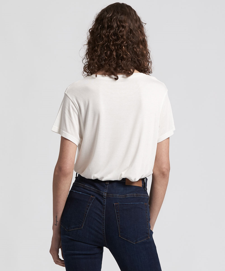 OneTeaspoon WOMENS  BAMBOO TOSSER TEE OFF WHITE, WOMENS TEES & TANKS, OneTeaspoon, Elwood 101