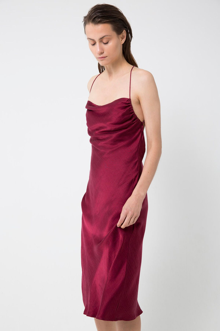 Third Form WATERFALL BIAS SLIP DRESS RUBY, WOMENS DRESSES, THIRD FORM, Elwood 101