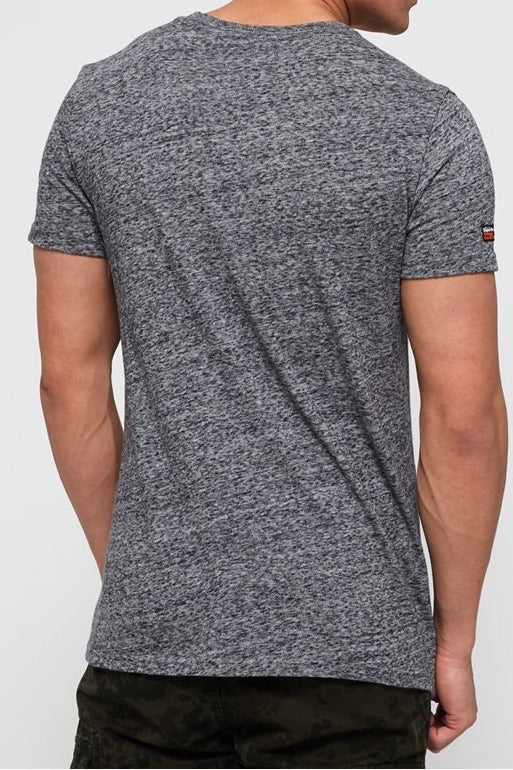 Superdry MENS PREMIUM GOODS DUO TEE FLINT GREY GRIT, MENS TEE SHIRTS, SUPERDRY, Elwood 101