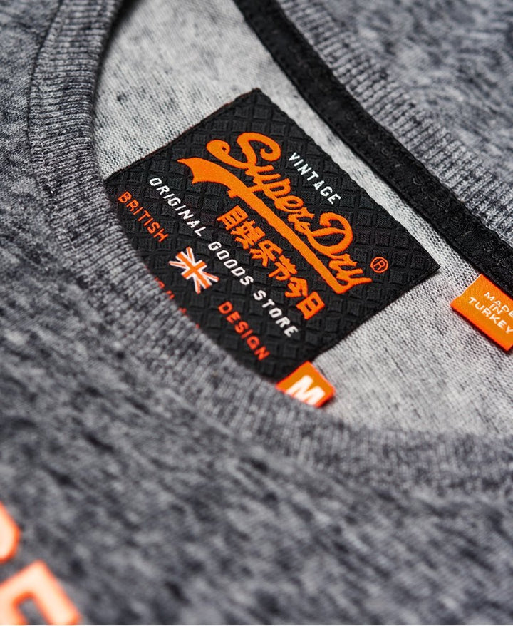 Superdry MENS PREMIUM GOODS DUO TEE FLINT GREY GRIT, MENS TEE SHIRTS, SUPERDRY, Elwood 101