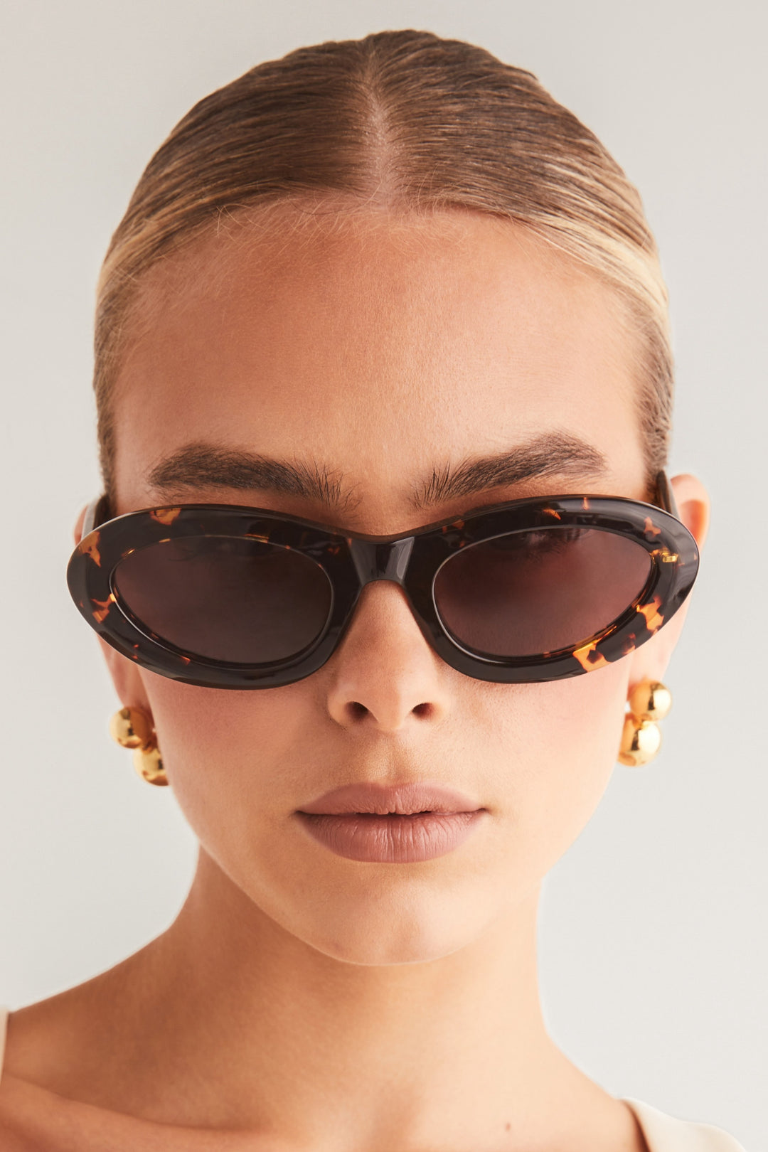 BANBE EYEWEAR Womens The Jasmine Sunglasses - Amber Tort - Auburn, SUNGLASSES UNISEX, BANBE, Elwood 101