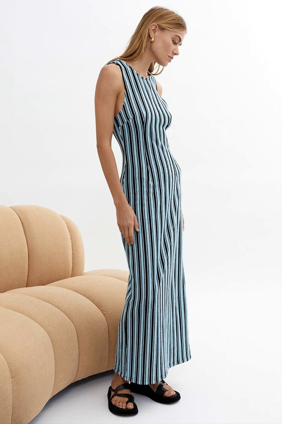 BLANCA Womens Demi Dress Blue S/M / AU 8-12 / Blue