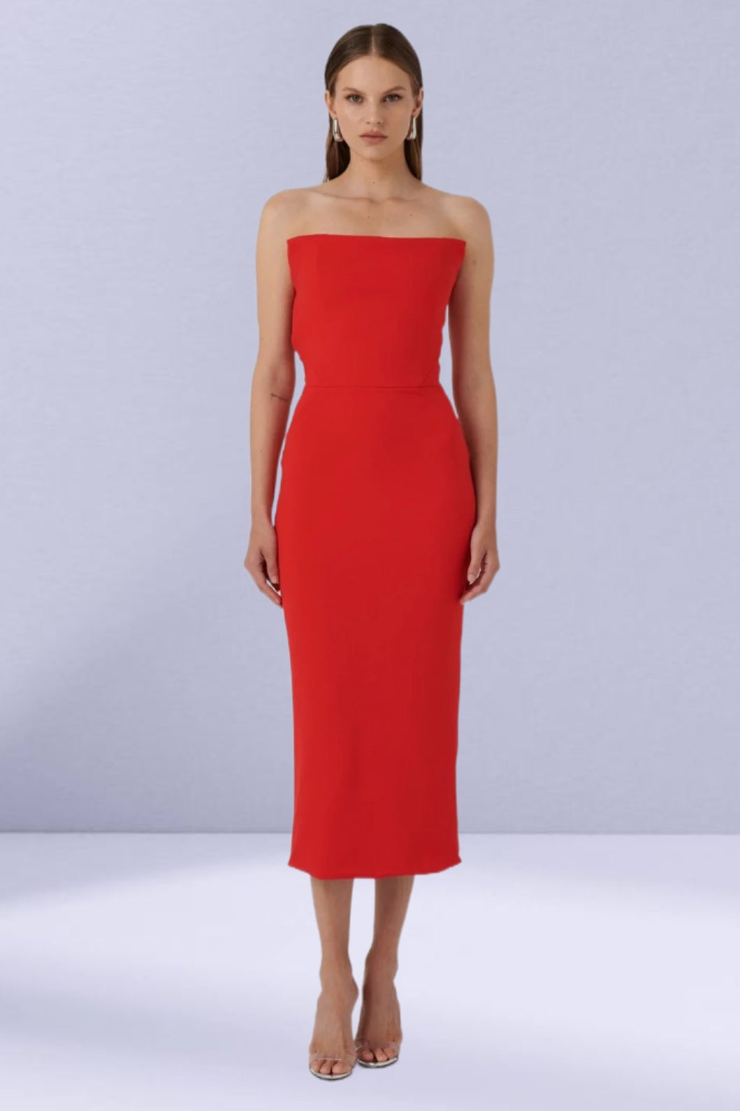 strapless open back dress EFFIE KATS Womens Danna Dress