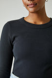 NEUW Womens Jonesy Long Sleeve Top - Black, WOMENS TOPS & SHIRTS, NEUW, Elwood 101