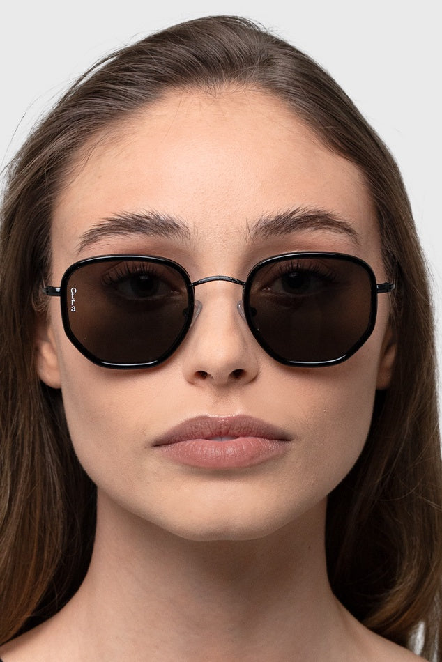 OTRA EYEWEAR Tate Sunglasses - Black/ Smoke, SUNGLASSES UNISEX, OTRA EYEWEAR, Elwood 101
