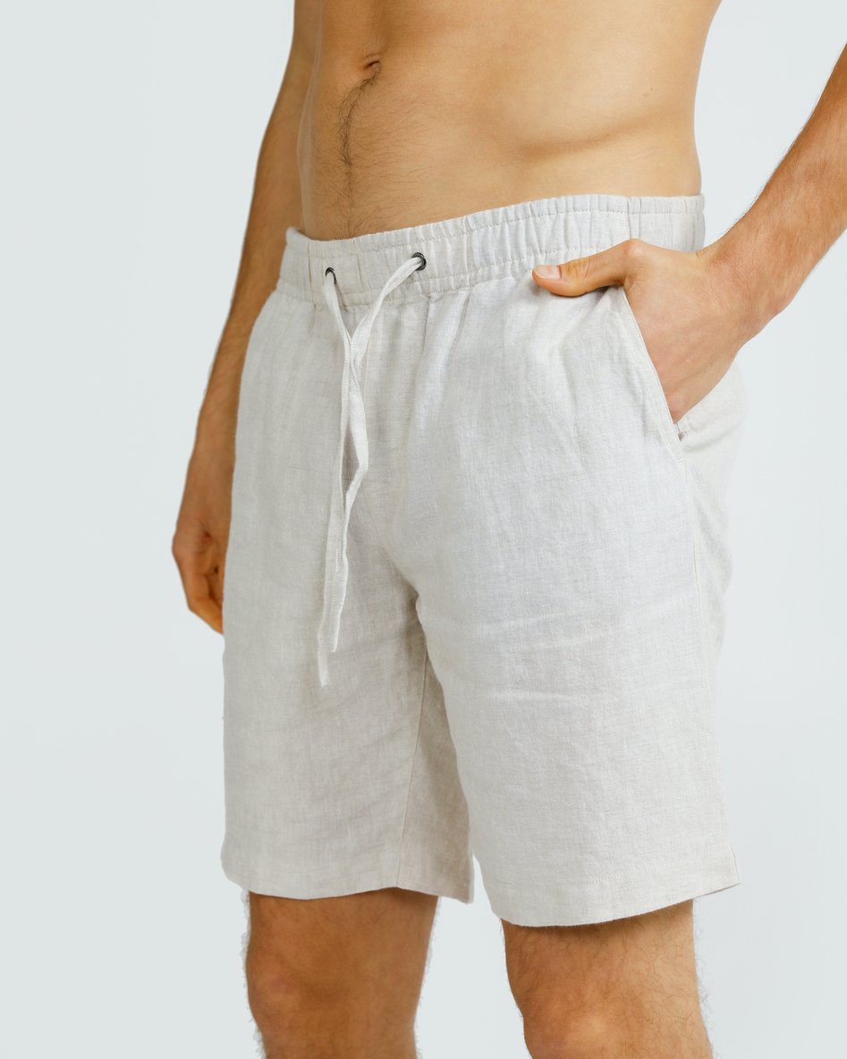 Ortc MENS LINEN SHORTS SAND