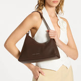 STATUS ANXIETY Womens Reverie Leather Bag - Cocoa, WOMENS BAGS & CLUTCHES, STATUS ANXIETY, Elwood 101