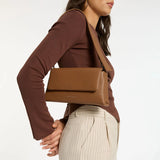 STATUS ANXIETY Womens Zenith Leather Bag - Camel, WOMENS BAGS & CLUTCHES, STATUS ANXIETY, Elwood 101