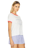 THE LAUNDRY ROOM Womens Saint Tropez Tee - White/Red, WOMENS TEES & TANKS, THE LAUNDRY ROOM, Elwood 101