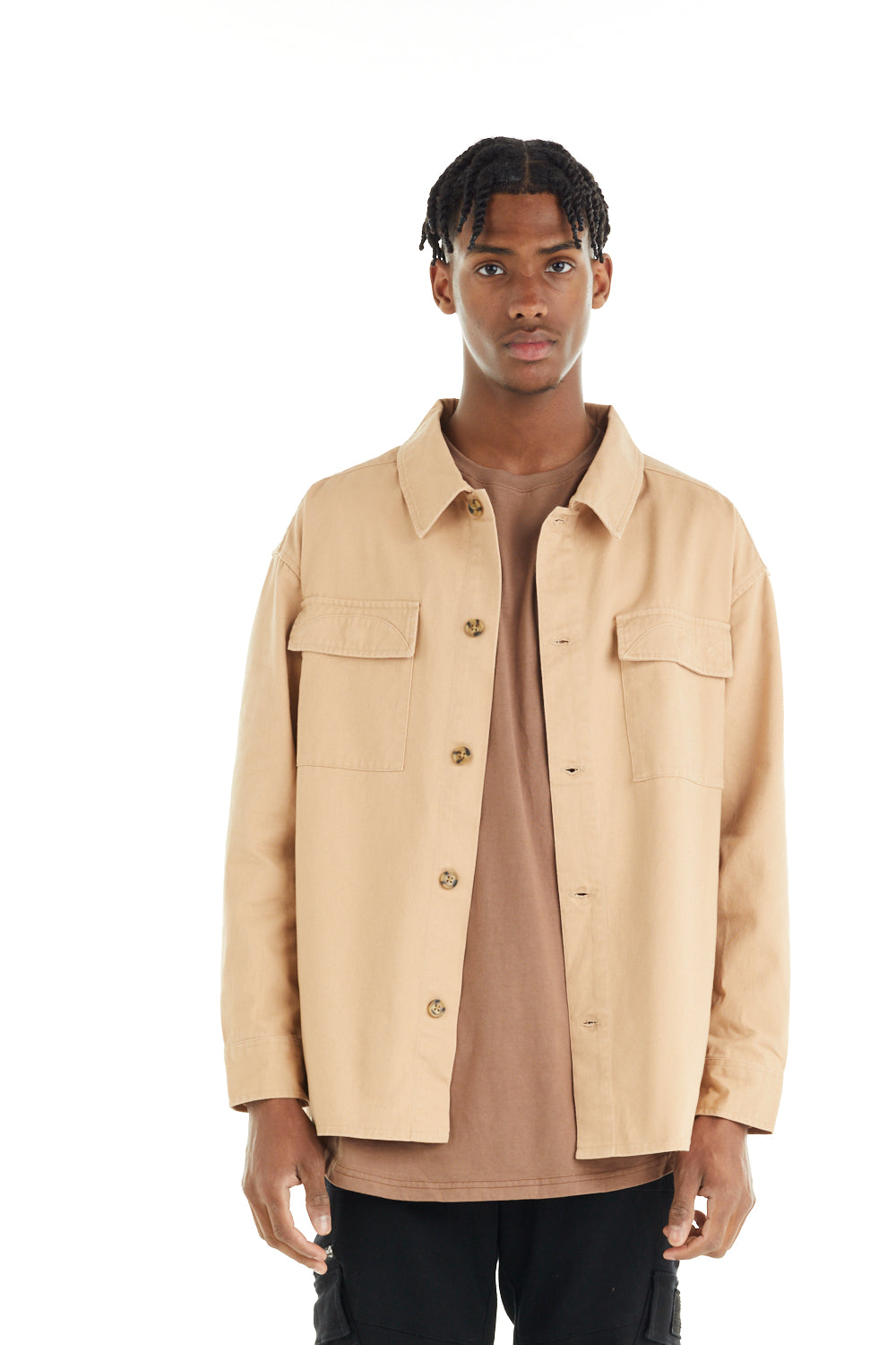 nANA jUDY Mens Dover Shacket Beige, MENS JACKETS, NANA JUDY, Elwood 101