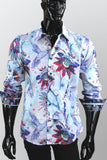 JOHN LENNON Mens Mountfield Long Sleeve Shirt Aqua, MENS SHIRTS, JOHN LENNON, Elwood 101