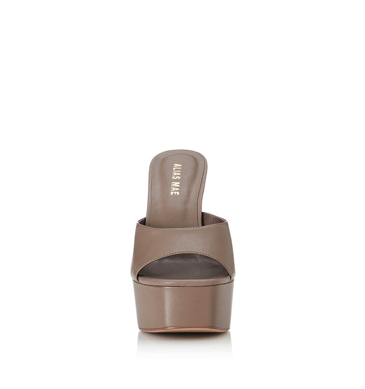 ALIAS MAE Womens Delphi Leather Heels Taupe Leather, WOMENS SHOES, ALIAS MAE, Elwood 101