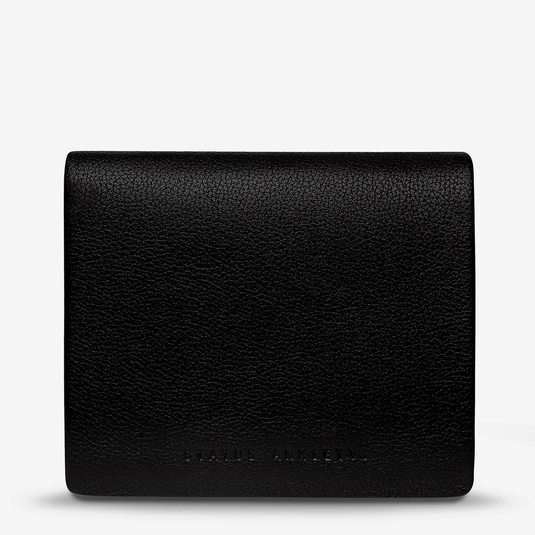 Status Anxiety MENS NATHANIEL WALLET BLACK LEATHER, MENS WALLETS, STATUS ANXIETY, Elwood 101