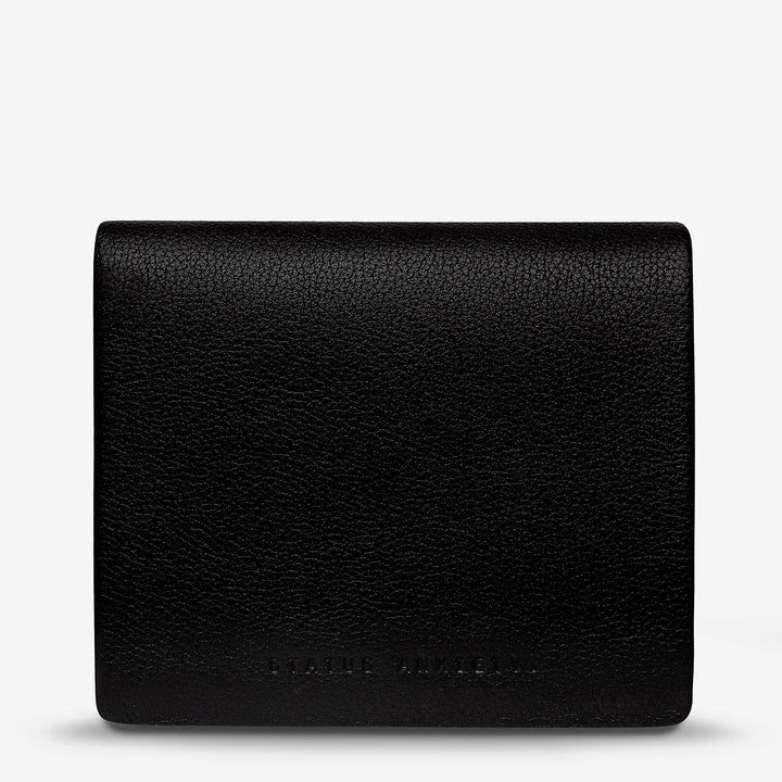 Status Anxiety MENS NATHANIEL WALLET BLACK LEATHER, MENS WALLETS, STATUS ANXIETY, Elwood 101